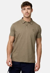 Indicode Poloshirt INEddard Khaki/Dunkelgrün/Braun