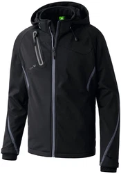 Erima Softshelljacke Herren Function Schwarz/Dunkelblau/Lila