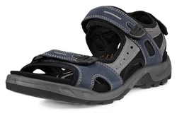 Ecco Offroad Herren Riemchensandale Trekkingsandale Dunkelblau/Blau/Grau/Hellblau/Dunkelgrau/Schwarz