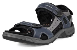 Ecco Offroad Herren Riemchensandale Trekkingsandale Dunkelblau/Blau/Grau/Hellblau/Dunkelgrau/Schwarz