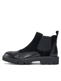 WITTCHEN Klassische Stiefeletten 97-M-513-1 Schwarz Keilstiefel