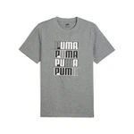 PUMA T-Shirt ESS+ LOGO LAB TEE Dunkelgrau/Grau
