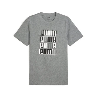 PUMA T-Shirt ESS+ LOGO LAB TEE Dunkelgrau/Grau PUMA T-Shirt ESS+ LOGO LAB TEE Dunkelgrau/Grau