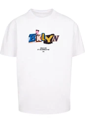 Upscale by Mister Tee Herren BRKLYN Oversize Tee Dunkelblau/Weiß/Grau/Blau/Braun/Rot/Hellblau