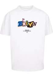 Upscale by Mister Tee Herren BRKLYN Oversize Tee Dunkelblau/Weiß/Grau/Blau/Braun/Rot/Hellblau