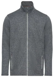 Killtec Strickfleecejacke mit Stehkragen Dunkelgrau/Hellgrau/Grau/Dunkelblau