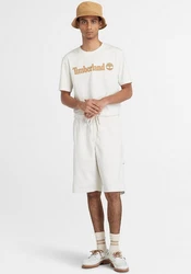 Timberland T-Shirt KENNEBEC RIVER Linear Logo Gelb/Beige/Weiß/Braun/Creme/Orange