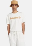 Timberland T-Shirt KENNEBEC RIVER Linear Logo Gelb/Beige/Weiß/Braun/Creme/Orange