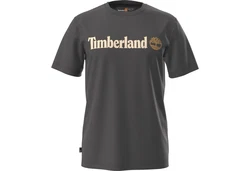 Timberland T-Shirt KENNEBEC RIVER Linear Logo Beige/Braun