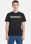 Timberland T-Shirt KENNEBEC RIVER Linear Logo Beige/Braun