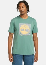Timberland T-Shirt Short Sleeve Front Graphic Tee grün