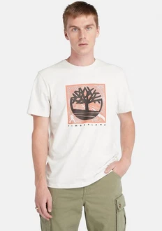 Timberland T-Shirt Short Sleeve Front Graphic Tee grün