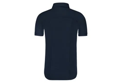 DESOTO Kurzarmhemd Modern BD mit Button-Down-Kragen Dunkelblau/Hellblau