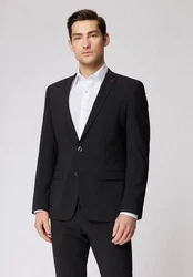Roy Robson Sakko Slim-Fit Baukasten Dunkelgrau/Grau