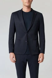 Roy Robson Sakko Baukasten Slim-Fit Dunkelblau/Hellblau