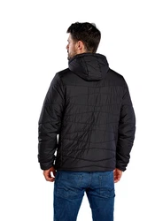 Erima Steppjacke Herren Schwarz/Dunkelgrün/Grün/Gelb