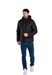 Erima Steppjacke Herren Schwarz/Dunkelgrün/Grün/Gelb