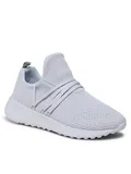 Weiße Sportliche Turnschuhe ohne Schnürsenkel image