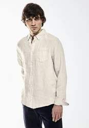 STREET ONE Langarmhemd Weiß/Khaki/Beige/Creme