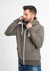 DEPROC Active Longpullover FinnDC Zip-Hoodie Khaki/Braun/Beige/Grau