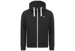 DEPROC Active Longpullover FinnDC Zip-Hoodie Hellblau/Schwarz