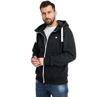 DEPROC Active Longpullover FinnDC Zip-Hoodie Hellblau/Schwarz DEPROC Active Longpullover FinnDC Zip-Hoodie Hellblau/Schwarz