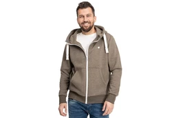 DEPROC Active Longpullover FinnDC Zip-Hoodie Khaki/Braun/Beige/Grau