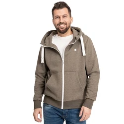 DEPROC Active Longpullover FinnDC Zip-Hoodie Khaki/Braun/Beige/Grau