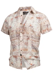 Indicode Hemd INPodrick Braun/Beige/Gelb