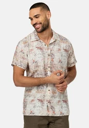 Indicode Hemd INPodrick Braun/Beige/Gelb