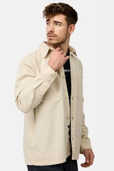 Indicode Langarmhemd INPilou Khaki/Beige/Braun