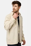 Indicode Langarmhemd INPilou Khaki/Beige/Braun