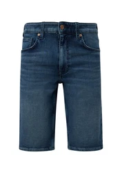 s.Oliver Shorts Stoffhose Bermuda Jeans Mauro Regular Fit Mid Rise Straight Leg Blau/Hellblau/Dunkelblau/Weiß/Creme