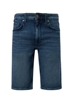 s.Oliver Shorts Stoffhose Bermuda Jeans Mauro Regular Fit Mid Rise Straight Leg