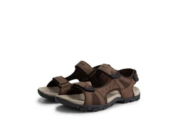 Travelin' Horten Sandal Outdoorsandale Herren Braun