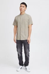 11 Project Kurzarmhemd PROcke Khaki/Beige/Grau/Hellgrau