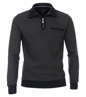 CASAMODA Sweat Troyer Langarm mit Reißverschluss Dunkelblau/Dunkelgrau CASAMODA Sweat Troyer Langarm mit Reißverschluss Dunkelblau/Dunkelgrau