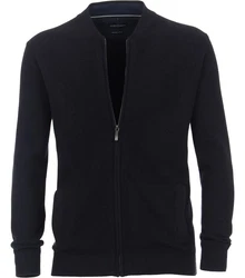 CASAMODA Strickjacke Dunkelblau/Schwarz
