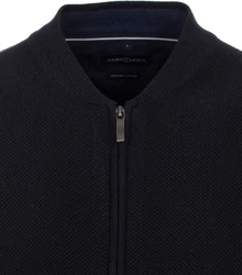 CASAMODA Strickjacke Dunkelblau/Schwarz