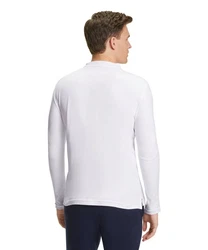 FALKE Poloshirt Weiß/Creme/Dunkelblau/Hellblau