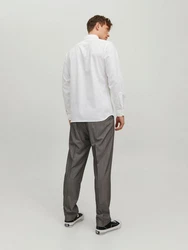 Jack & Jones Langarmhemd JPRBLAParker Weiß/Grau/Creme/Khaki