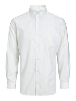 Jack & Jones Langarmhemd JPRBLAParker Weiß/Grau/Creme/Khaki