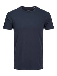 Jack & Jones T-Shirt JJEBASIC O-NECK TEE Dunkelblau