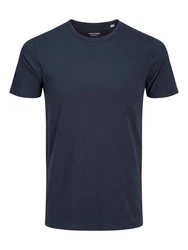 Jack & Jones T-Shirt JJEBASIC O-NECK TEE Dunkelblau