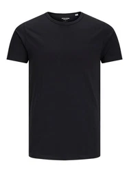 Jack & Jones T-Shirt JJEBASIC O-NECK TEE Dunkelblau/Schwarz