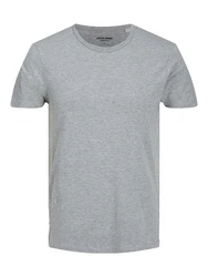 Jack & Jones T-Shirt JJEBASIC O-NECK TEE Grau/Hellgrau/Dunkelgrau