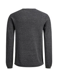 Jack & Jones Strickpullover Hill (1-tlg) dunkelgrau