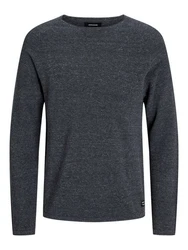 Jack & Jones Strickpullover Hill (1-tlg) dunkelgrau