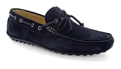 LUMBERJACK Mokassin Slipper Bootsschuh Dunkelblau/Blau/Hellblau