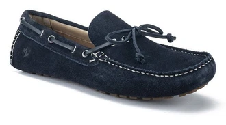 LUMBERJACK Mokassin Slipper Bootsschuh Dunkelblau/Blau/Hellblau